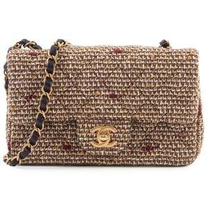 Chanel Brown Matelassé Single Flap
